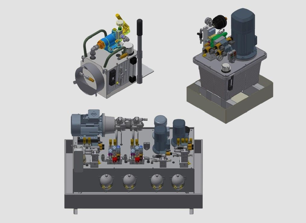 Industrial hydraulics according to customer requirements